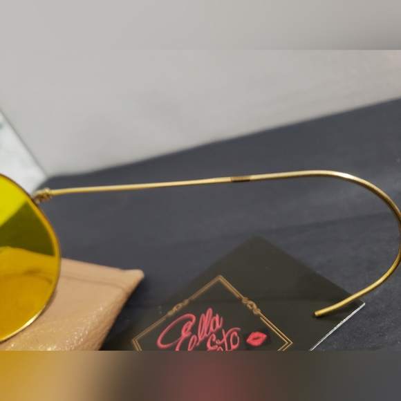 Vintage 1950s 10k Gold Ray Ban B&L Aviator Sunglasses Kalichrome Yellow - Picture 6 of 16